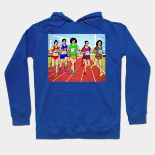 Jogging Marathon Runners And Train Hoodie